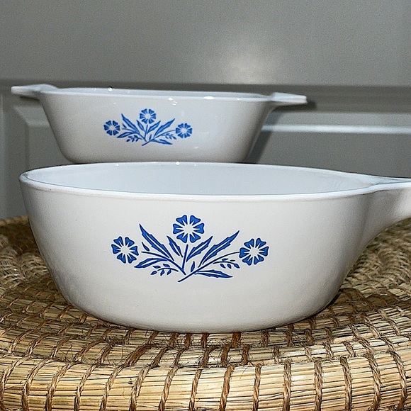 Vintage Corningware Blue Cornflower Bundle - Picture 4 of 11